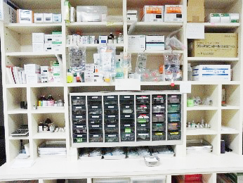 注射薬コーナー